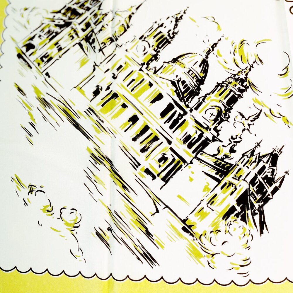 NWT Burberry Silk Scarf – London Architecture Print - Picture 9 of 14